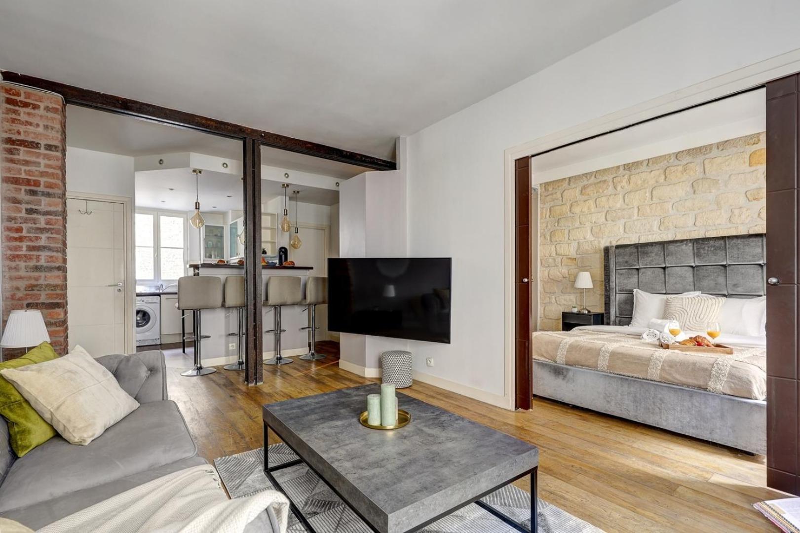 Appartement Bnbnook - Lovely 2br - Eiffel Tower & Other Sights